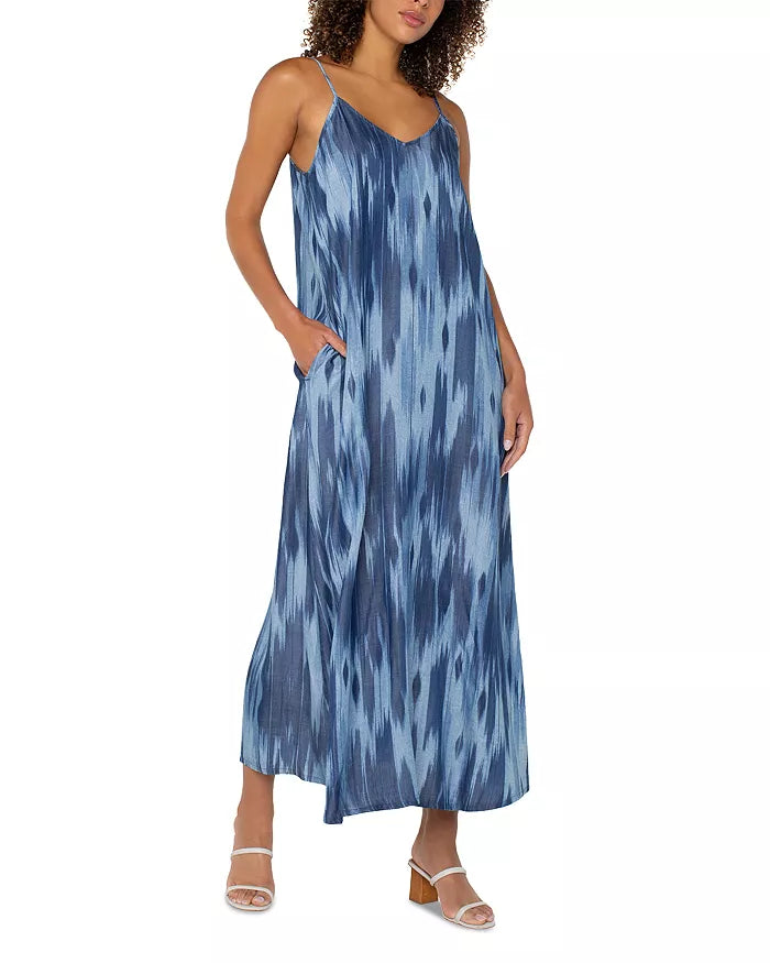 Spaghetti Strap Maxi w/ Pockets