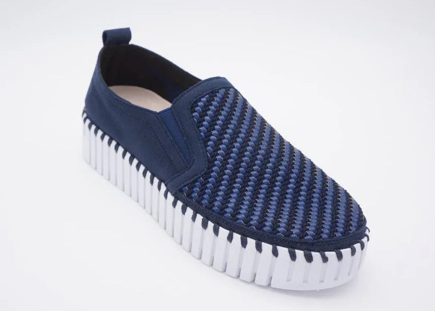 Dark Indigo Platform Tulip Flats