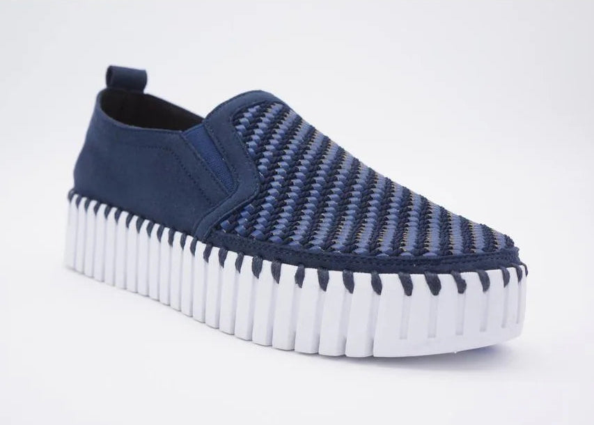 Dark Indigo Platform Tulip Flats