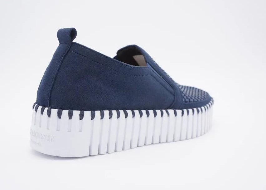Dark Indigo Platform Tulip Flats