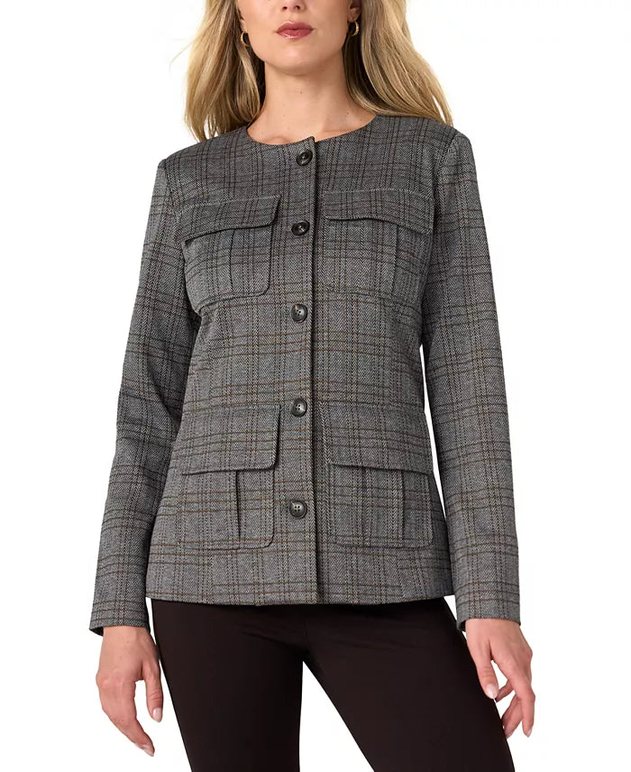 Collarless Field Jacket
