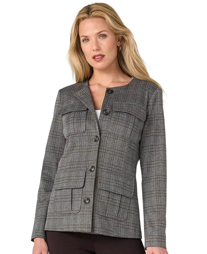 Collarless Field Jacket