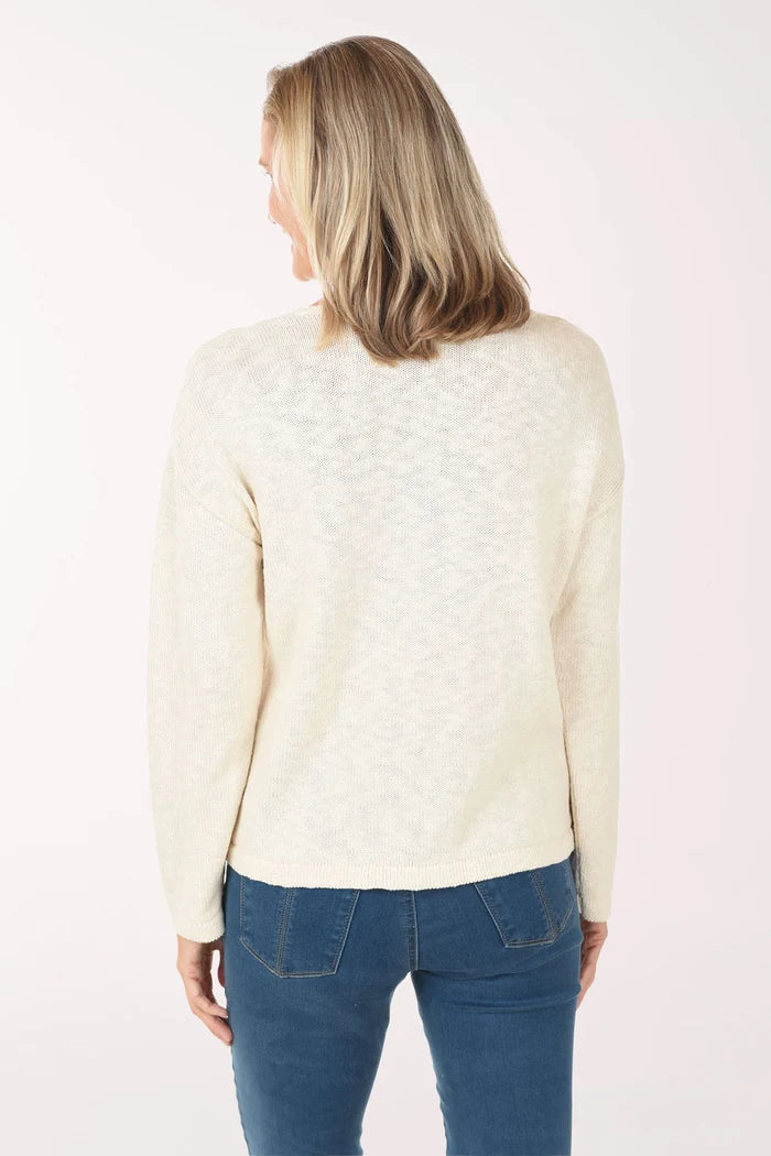 American Flag V-Neck Sweater