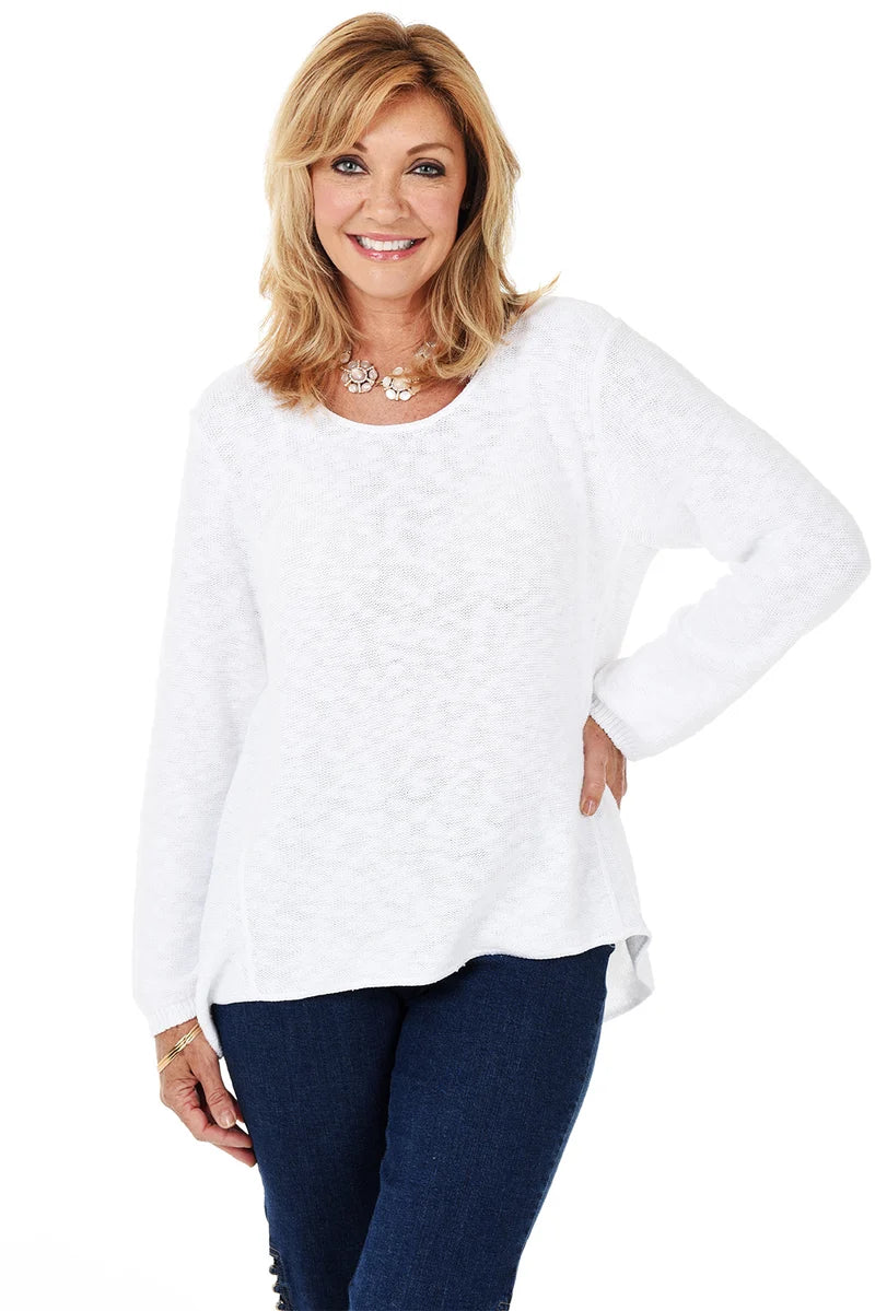 Cotton Scoop Neck Sweater