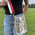 Brenna Clear Messenger Bag