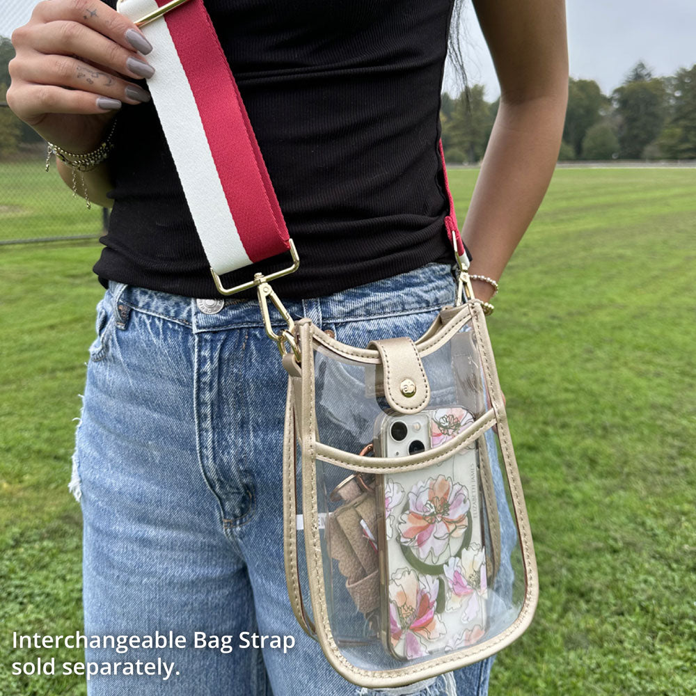 Brenna Clear Messenger Bag