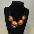 Bronze Resin Adjustable Necklace