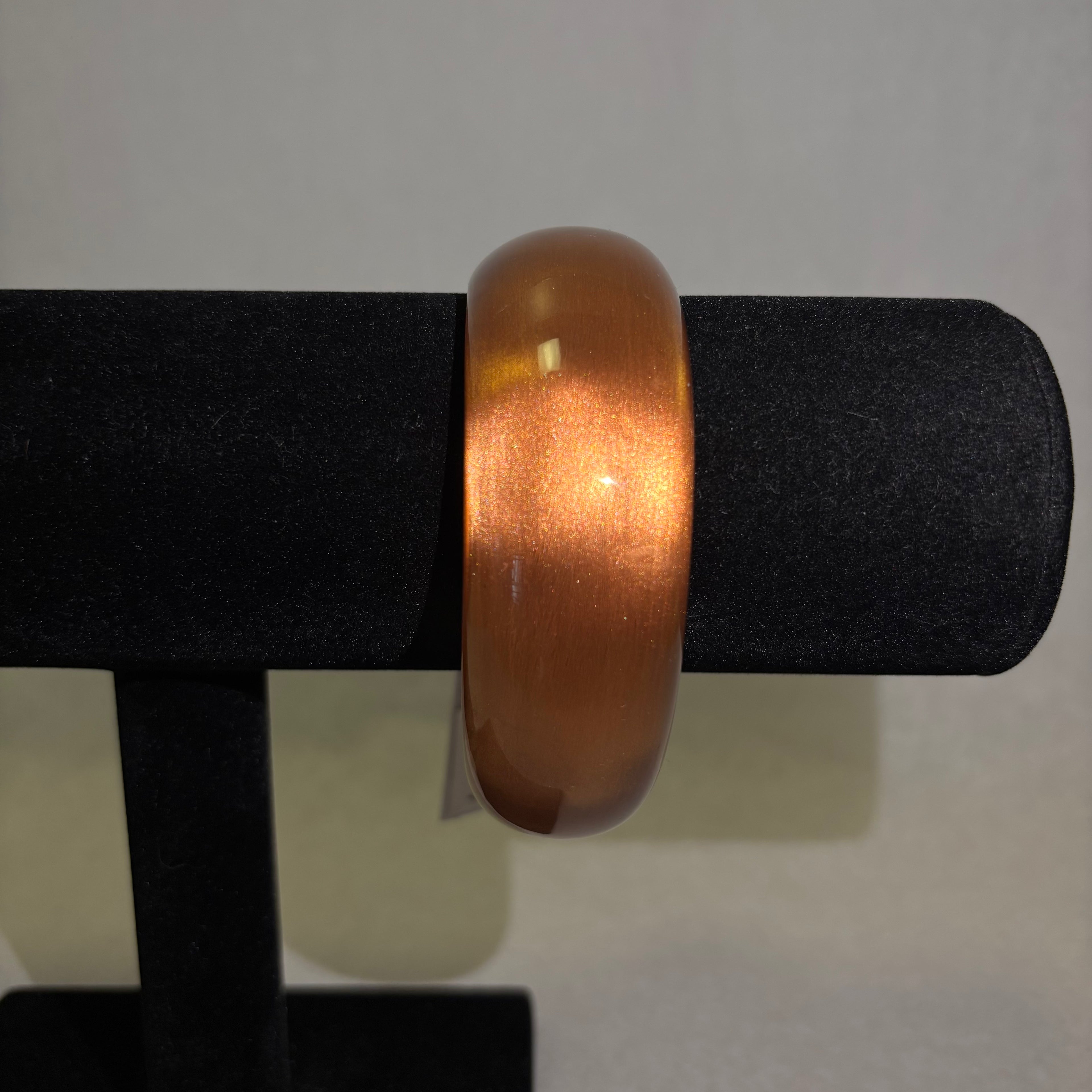 Bronze Metallic Resin Bangle
