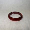 Deep Rust Polished Resin Bangle