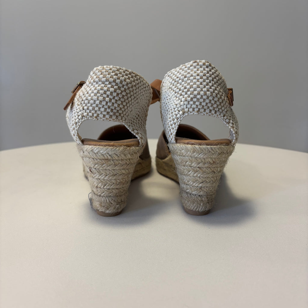 Taupe Wedge Espadrilles
