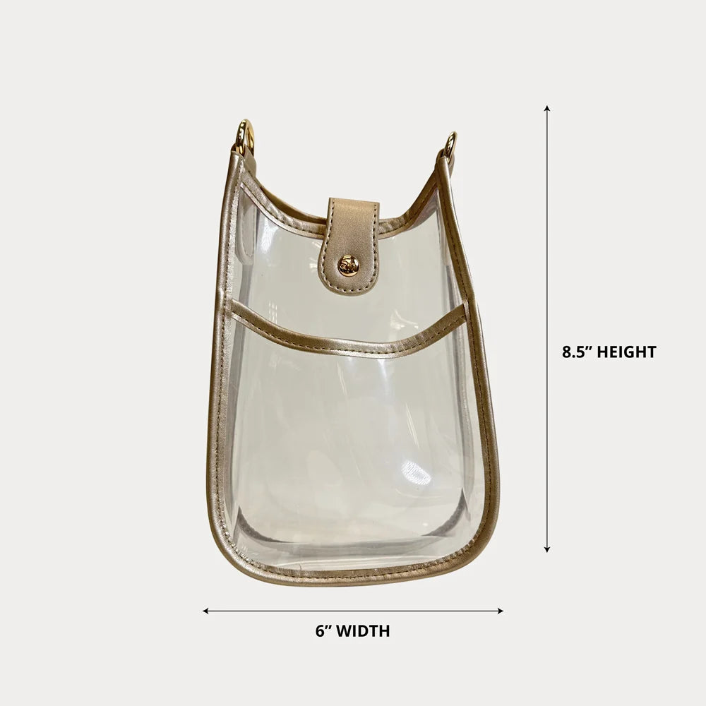 Brenna Clear Messenger Bag