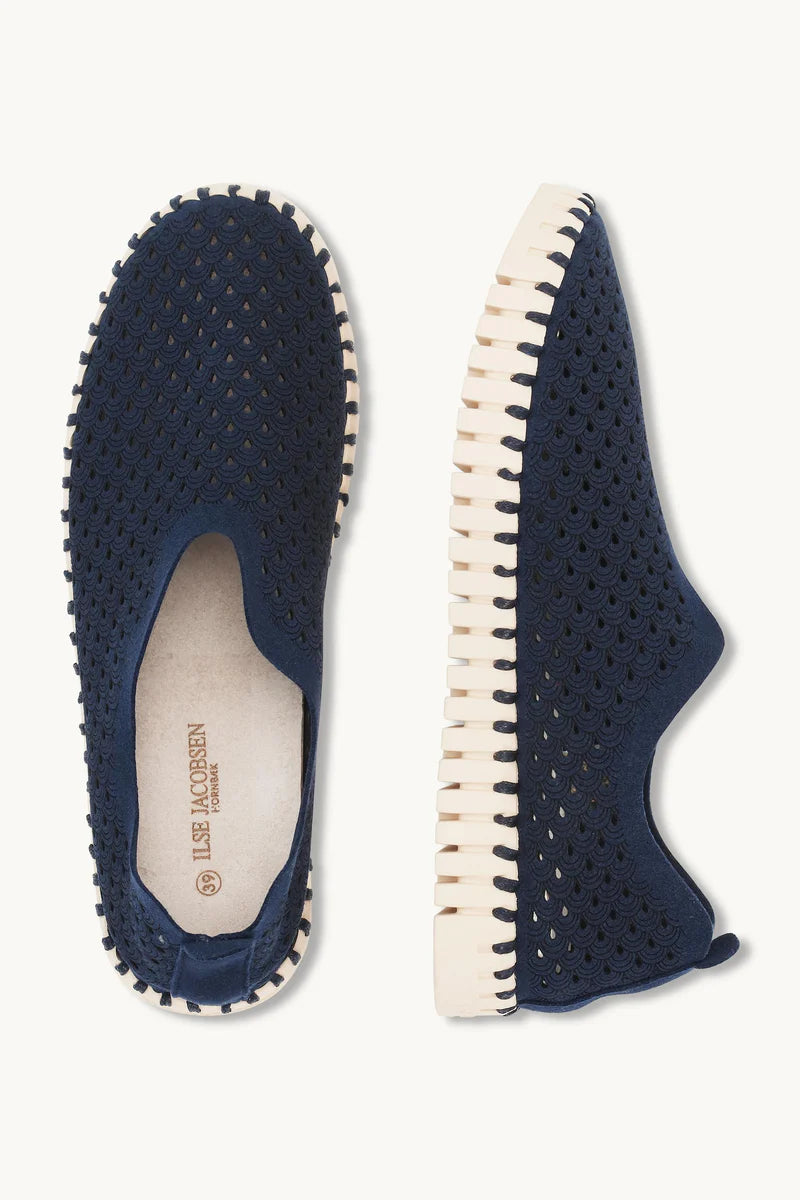 Dark Indigo Tulip Flats