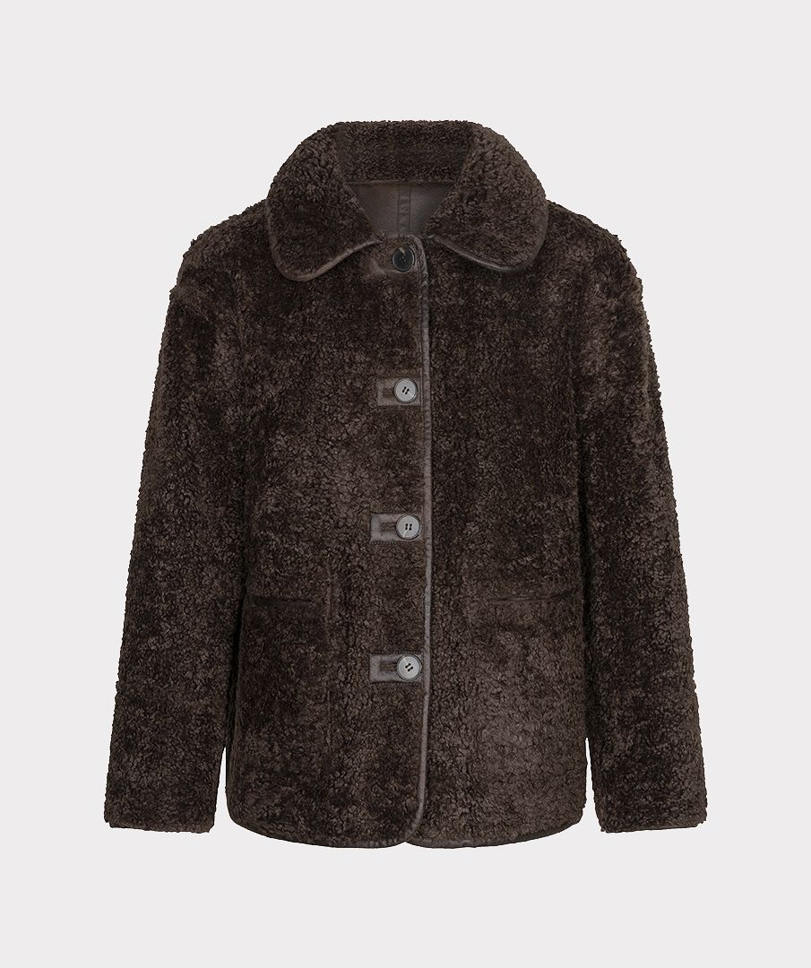 Brown Reversible Suede Jacket