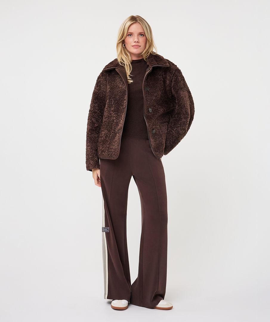 Brown Reversible Suede Jacket