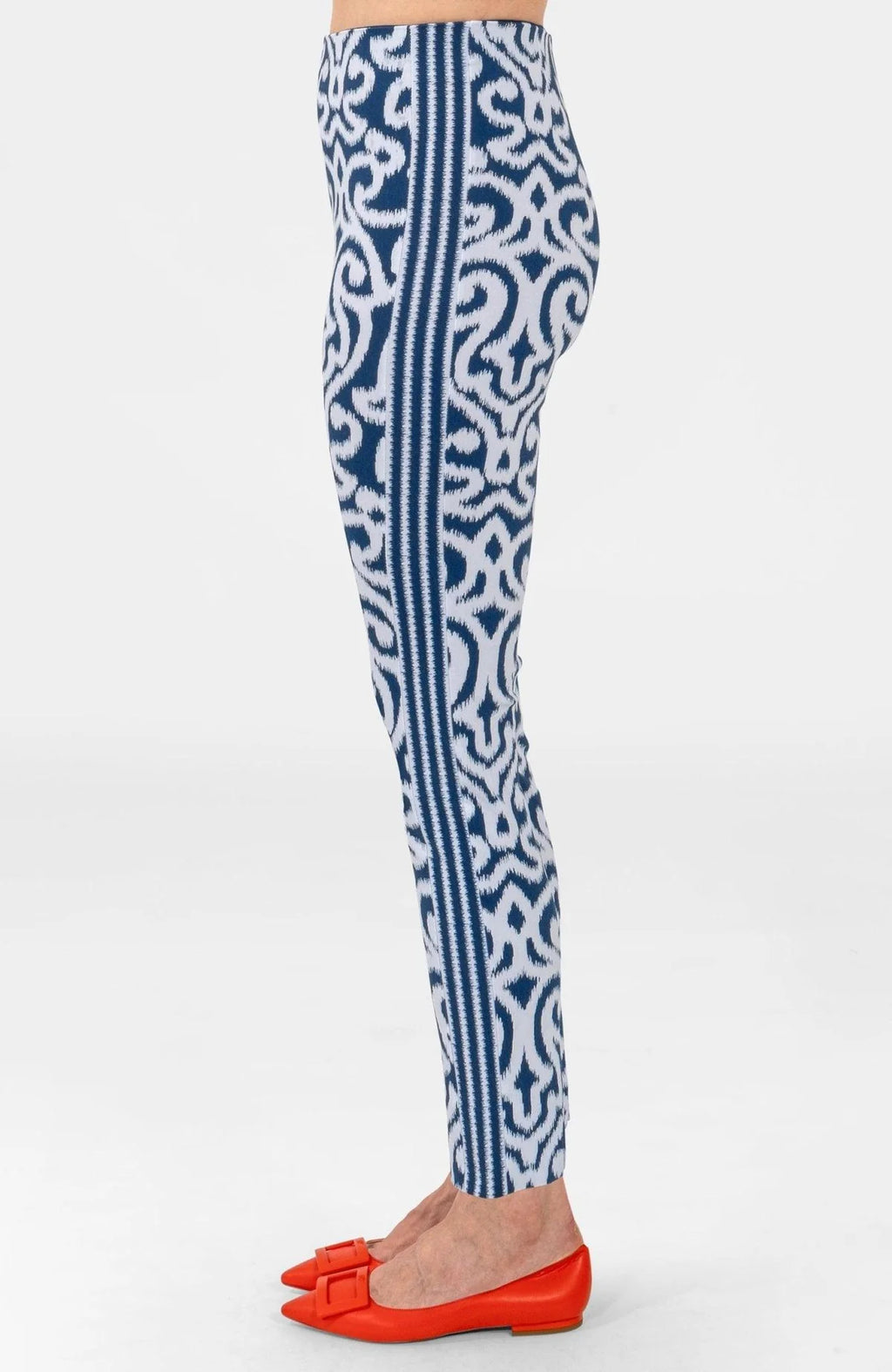Navy Gripeless Pull On Pants - Arabesque