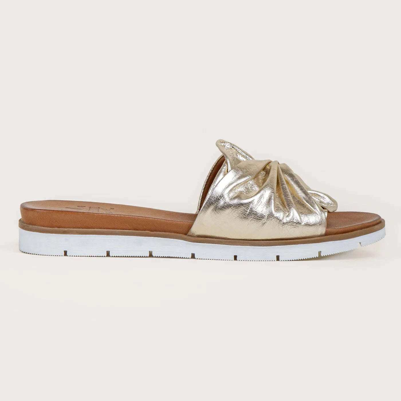 Metallic Gold Poly Slides