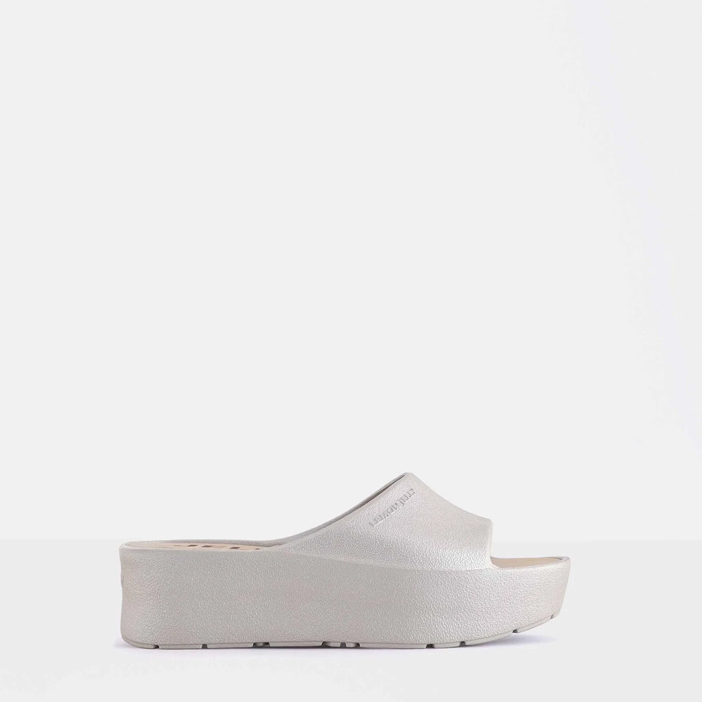 Warm Grey Sunny Platform Sandals