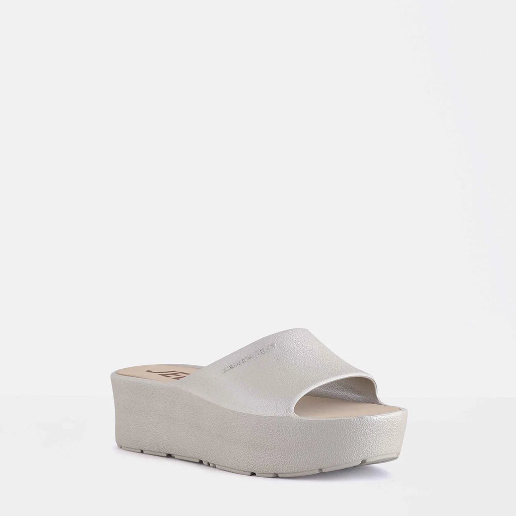Warm Grey Sunny Platform Sandals