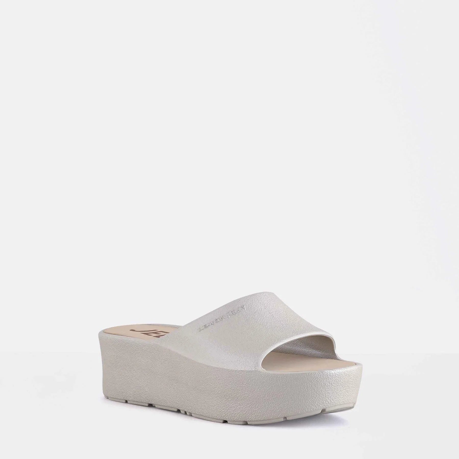 Warm Grey Sunny Platform Sandals